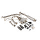 Hybrid Racing Formula Exhaust System (17-21 Civic Type-R) FK8 slant tips Hybrid Racing Formula Exhaust System (17-21 Civic Type-R) FK8 slant tips